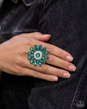 Load image into Gallery viewer, Steady Shimmer - Green (Gem) Ring
