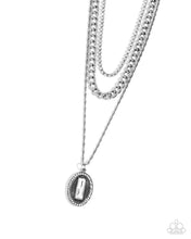 Load image into Gallery viewer, Edgy Empire - White (Rhinestone) Necklace
