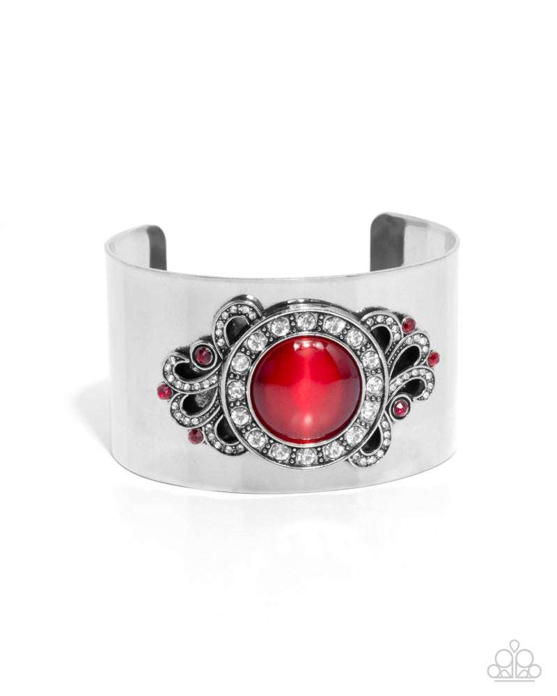 Paisley Princess - Red Cuff Bracelet