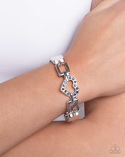 Load image into Gallery viewer, Flashy Fondness - Blue (Heart) Bracelet
