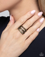 Load image into Gallery viewer, Stay Wild, Flower Child - Brass Ring
