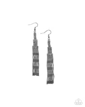 Load image into Gallery viewer, Empire State Etiquette - Black (Gunmetal) Earring
