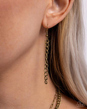 Load image into Gallery viewer, Sunset Safety - Brass Necklace
