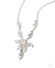 Load image into Gallery viewer, Cinematic Chic - White (Iridescent Rhinestone) Necklace
