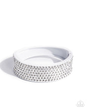 Load image into Gallery viewer, Sprinkling Studs - White (Rhinestone) Bracelet
