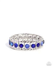 Load image into Gallery viewer, Taking SQUARE Of Business - Blue Bracelet
