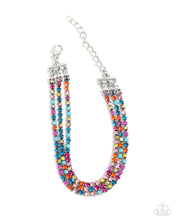 Load image into Gallery viewer, Complete Look - Multi Set: Fitting Fervor - Multi Bracelet and Flashy Fittings - Multi Earring (BB-MT-IJ)
