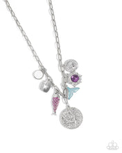 Load image into Gallery viewer, Mismatched Mystery - Purple Necklace
