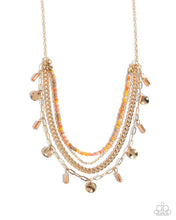 Load image into Gallery viewer, Sunset Someday - Orange Necklace
