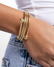 Load image into Gallery viewer, Calmly Coiled - Gold Bracelet
