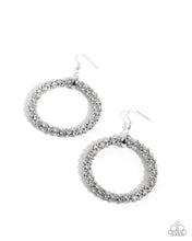 Load image into Gallery viewer, Breathtaking Beacon - White (Rhinestone) Earring (LOP-0425)
