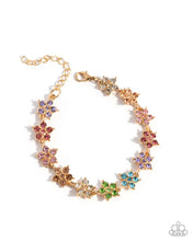 Load image into Gallery viewer, Complete Look - Multi Set: Floral Field - Multi Necklace and Floral Flatland - Multi Bracelet (LOP-0825)
