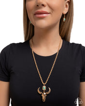 Load image into Gallery viewer, Longhorn Leisure - Gold Necklace
