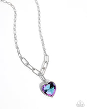 Load image into Gallery viewer, HAUTE Heart - Purple (Heart Pendant) Necklace
