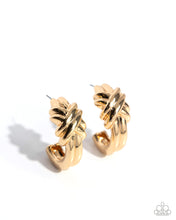Load image into Gallery viewer, Honor Bound - Gold Hoop Earring (LOP-0725)
