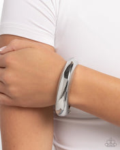 Load image into Gallery viewer, Sleek Sojourn - Silver Bracelet
