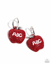 Load image into Gallery viewer, Adorable ABCs - Red Hoop Earring (LOP-0725)
