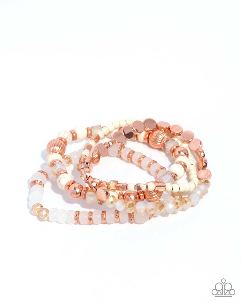 Marbled Mural - Copper Bracelet