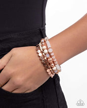 Load image into Gallery viewer, Marbled Mural - Copper Bracelet
