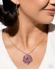 Load image into Gallery viewer, Blossoming Belle - Pink Necklace (LOP-0425)
