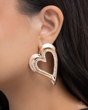 Load image into Gallery viewer, Cupid Chic - Gold (Heart) Post Earring
