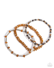 Load image into Gallery viewer, Flash of Fashion - Brown Bracelet
