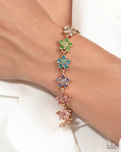 Load image into Gallery viewer, Complete Look - Multi Set: Floral Field - Multi Necklace and Floral Flatland - Multi Bracelet (LOP-0825)
