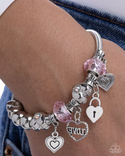 Load image into Gallery viewer, Cascading Cupid - Pink (Charm) Bracelet
