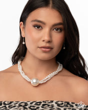 Load image into Gallery viewer, Polished Professional - White (Pearl) Necklace (LOP-1225)
