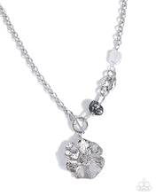 Load image into Gallery viewer, Better Blossom - White Pearl/Silver Flower Necklace
