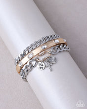 Load image into Gallery viewer, Linked by Light - Multi (Cross) Heart - Be The Light Bracelet
