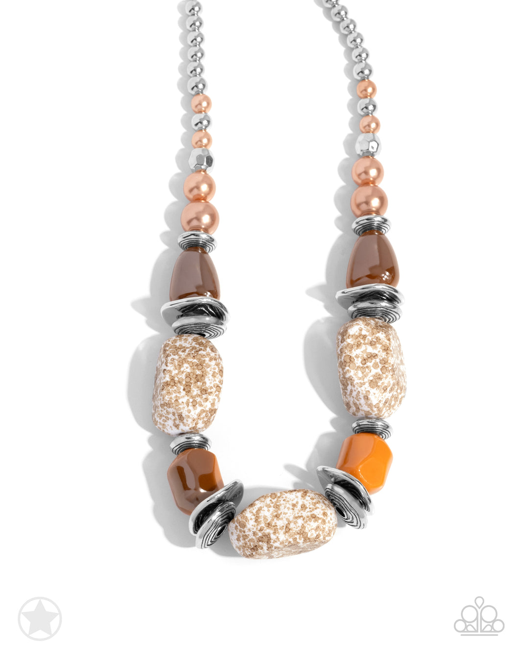 In Good Glazes - Peach Necklace