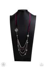 Load image into Gallery viewer, All The Trimmings - Purple Necklace
