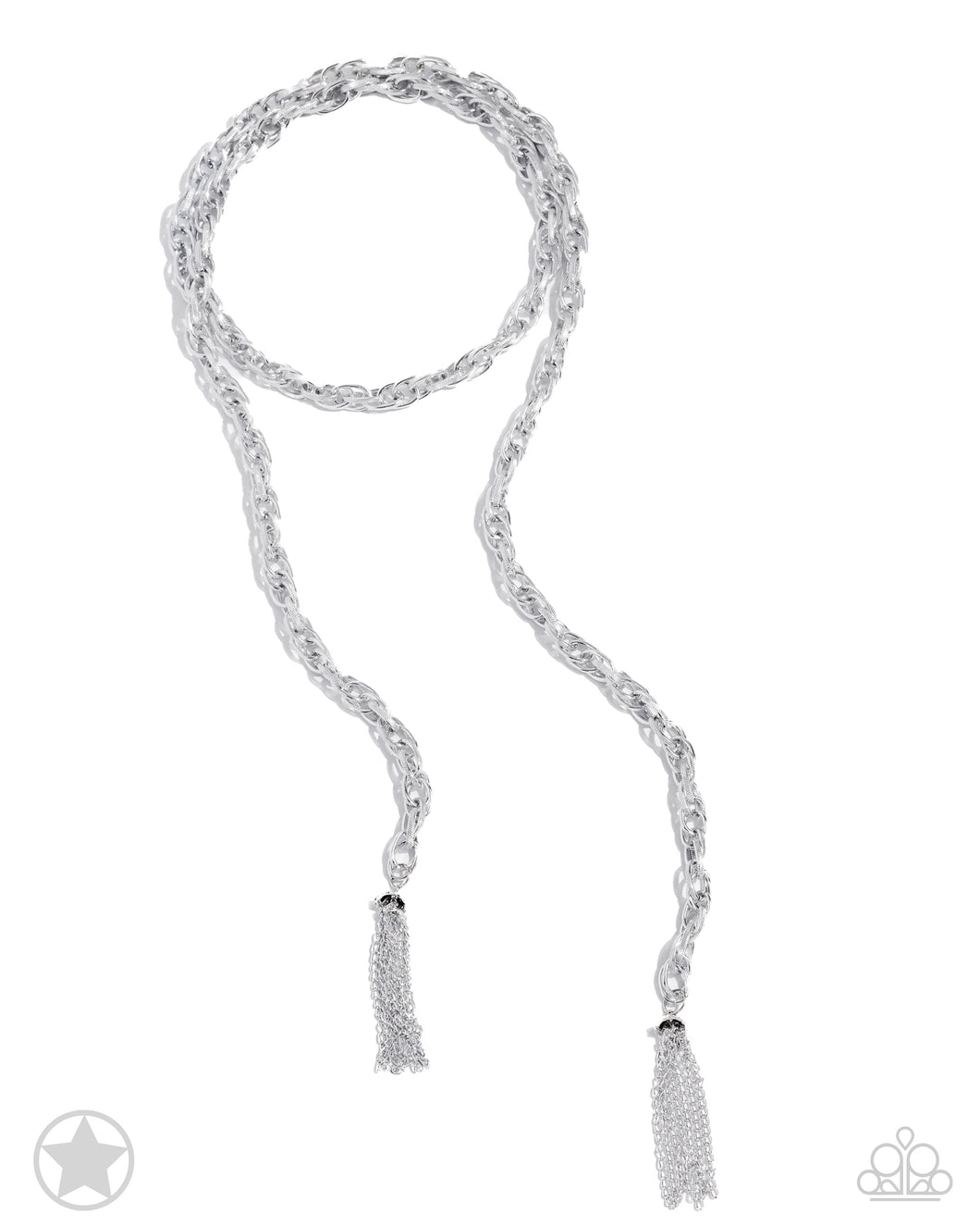 SCARFed for Attention - Silver Necklace