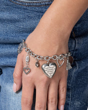 Load image into Gallery viewer, Pure In Heart - Silver (Heart Charm) Bracelet
