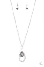 Load image into Gallery viewer, Teardrop Tranquility - Black Necklace
