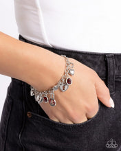 Load image into Gallery viewer, Luxurious Locks - Red Bracelet
