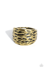 Load image into Gallery viewer, Resplendently Rippling - Brass Ring
