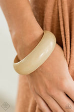 Load image into Gallery viewer, Whimsically Woodsy - White (Wood) Bracelet (SS-1120)
