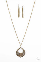 Load image into Gallery viewer, Venetian Vineyards - Brass Necklace
