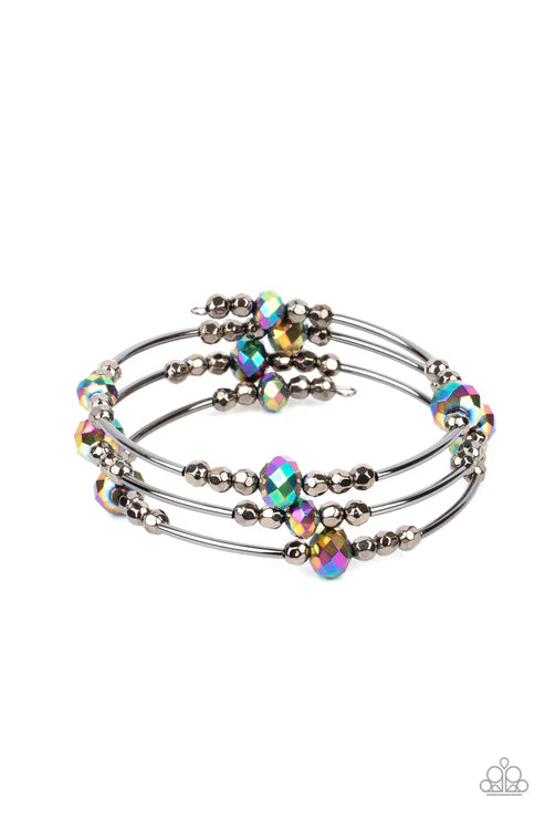 Showy Shimmer - Multi (Oil Spill) Bracelet