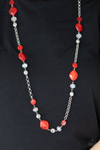 Load image into Gallery viewer, LIght Scattering Luminosity - Red Necklace
