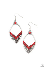 Load image into Gallery viewer, Indigenous Intentions - Red Earring
