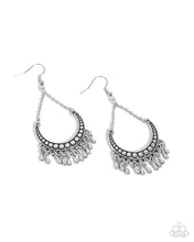 Load image into Gallery viewer, Melodic Moons - Silver Earring
