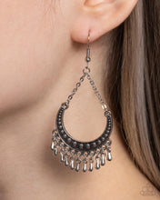 Load image into Gallery viewer, Melodic Moons - Silver Earring
