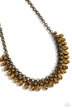 Load image into Gallery viewer, Metro Monarchy - Brass Necklace
