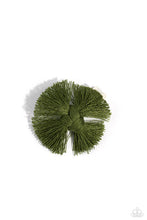 Load image into Gallery viewer, Tasseled Terrace - Green Hair Clip
