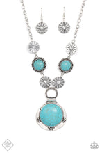 Load image into Gallery viewer, Saguaro Garden - Blue (Turquoise) Necklace (SSF-0222)
