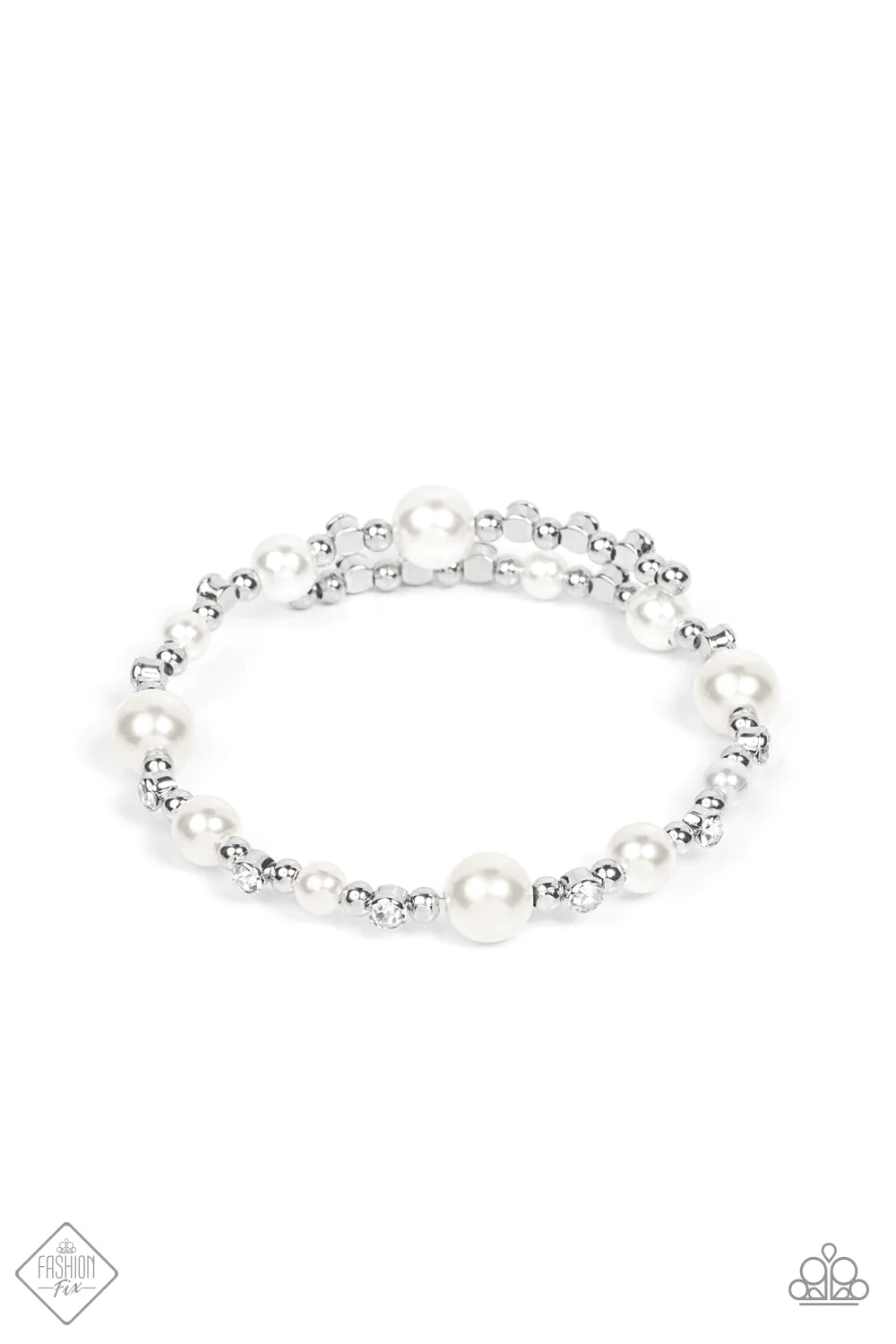 Chicly Celebrity - White (Pearl) Bracelet (FFA-1021)