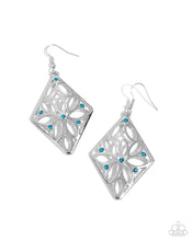 Load image into Gallery viewer, Pumped Up Posies - Blue Earrings
